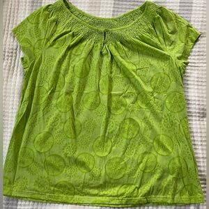 Falls Creek Lime Green Women's Blouse